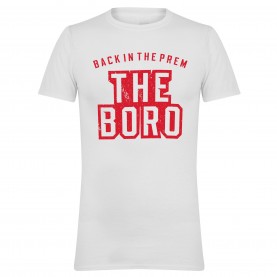 AWD Printed Adults Middlesbrough Fan Tee - Boro Back английска,футболна,лига,мъжки,горнища,размер+,футболни,горнища,awd,printed,adults,middlesbrough,fan,tee,boro,back