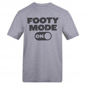 AWD Adults Printed Novelty Football Fan Tee - Footy Mode футболни,горнища,awd,adults,printed,novelty,football,fan,tee,footy,mode
