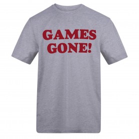 AWD Adults Printed Novelty Football Fan Tee - Games Gone футболни,горнища,awd,adults,printed,novelty,football,fan,tee,games,gone