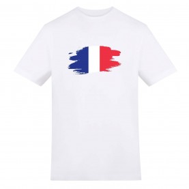 Тениска AWD Mens Adults World Cup France T-shirt - Fra Flag тениска,футболни,горнища,awd,mens,adults,world,cup,france,t,shirt,fra,flag