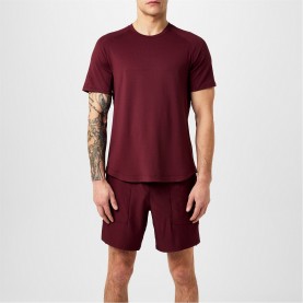 облекла,на,разпродажба,мъжки,тениски,lululemon,license,to,train,short,sleeve,shirt,red,merlot