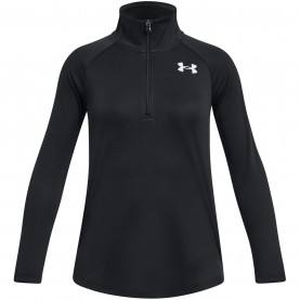 Яке Under Armour Kids' Tech Graphic Long Sleeve Half Zip Oversized Fit Performance Training Jacket - Black/Silver яке,дрехи,за,училище,разпродажба,under,armour,детски,якета,и,палта,детски,3/4,панталони,under,armour,kids',tech,graphic,long,sleeve,half,zip,oversized,fit,