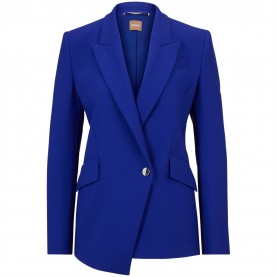 сако,дамски,якета,и,палта,boss,women's,jarinah,asymmetric,long,sleeve,blazer,open,blue,498