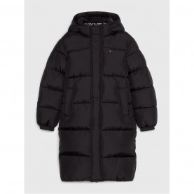 юношески,анорак,детски,облекла,tommy,hilfiger,essential,padded,parka,juniors,black,bds