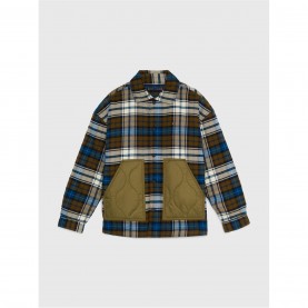 детски,облекла,tommy,hilfiger,tartan,overshirt,juniors,put,green,0n1