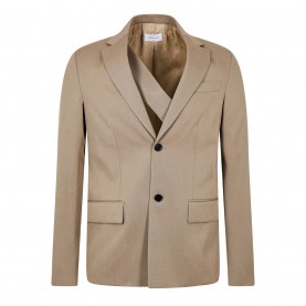 сако,мъжки,якета,off,white,ow,embroidered,blazer,beige