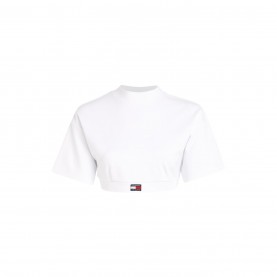 дамски,топове,дамски,тениски,tommy,jeans,tjw,sp,crp,xs,badge,mock,neck,white