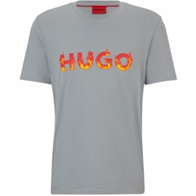 тениска,мъжки,тениски,hugo,danda,t,shirt,grey,039