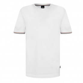 тениска,облекла,на,разпродажба,мъжки,тениски,boss,men's,hbb,thompson,04,premium,cotton,t,shirt,white,100
