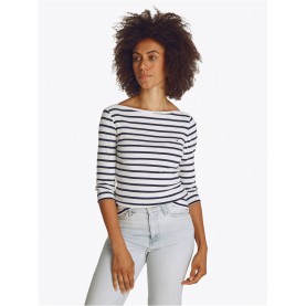 тениска,дамски,топове,tommy,hilfiger,women's,cody,slim,boat,neck,long,sleeve,t,shirt,dark,navy,st