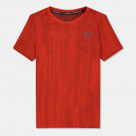 Under Armour Kids Seamless Short-Sleeve Performance Gym Top - Orange детски,тениски,under,armour,kids,seamless,short,sleeve,performance,gym,top,orange