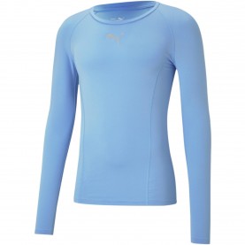 Мъжка тениска Puma Liga Baselayer Tee Ls T-Shirt Mens - Team Light Blue мъжка,тениска,мъжки,тениски,мъжки,блузи,с,яка,мъжки,потници,футбол,футболни,горнища,puma,liga,baselayer,tee,ls,t,shirt,mens,team,light,blue