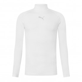 Мъжка тениска Puma Liga Baselayer Tee Ls Warm T-Shirt Mens - White мъжка,тениска,мъжки,тениски,мъжки,блузи,с,яка,мъжки,потници,футбол,puma,liga,baselayer,tee,ls,warm,t,shirt,mens,white