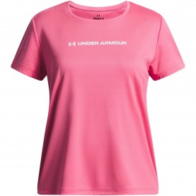 Under Armour UA Tech Wordmark Gra Jn99 - Pink детски,тениски,лека,атлетика,всички,фитнес,облекла,under,armour,ua,tech,wordmark,gra,jn99,pink