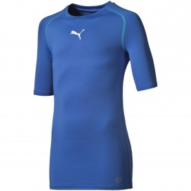 Юношеска тениска Puma (5) Tb Ss Tee (Vent) Juniors - Blue юношеска,тениска,детски,тениски,лека,атлетика,puma,5,tb,ss,tee,vent,juniors,blue