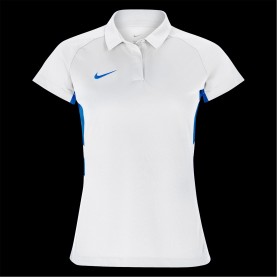 Nike Tm Ss Polo Ld99 - White/Ryl Blue разпродажба,nike,дамски,топове,дамски,горнища,размер+,дамски,блузи,с,яка,дамски,облекла,размер,хокей,вратарски,артикули,за,хокей,облекла,за,хокей,оборудван