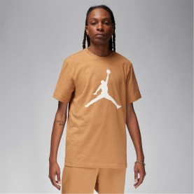 мъжка,тениска,облекла,на,разпродажба,мъжки,тениски,air,jordan,big,logo,t,shirt,mens,brown,sand