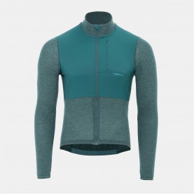 мъжка,блуза,с,дълъг,ръкав,облекло,за,колоездене,pinnacle,merino,long,sleeve,jersey,mens,green,marl