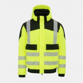 Мъжко яке Dunlop Hi Vis Pro Jacket Mens - Yellow мъжко,яке,работни,облекла,работни,якета,и,жилетки,всички,работни,облекла,dunlop,hi,vis,pro,jacket,mens,yellow