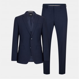 Boss Men's H Huge Suit - Open Blue мъжки,костюми,boss,men's,h,huge,suit,open,blue