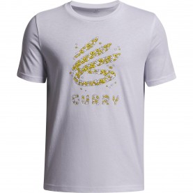 Тениска Under Armour UA Curry Trend Tee 1 Jn99 - White тениска,детски,тениски,under,armour,ua,curry,trend,tee,1,jn99,white