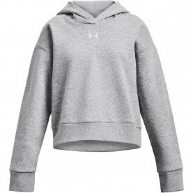 Детски суичър Under Armour Ua Rival Fleece Crop Hoodie Hoody Girls - Gray детски,суичър,детски,горнища,с,качулка,всички,фитнес,облекла,under,armour,ua,rival,fleece,crop,hoodie,hoody,girls,gray