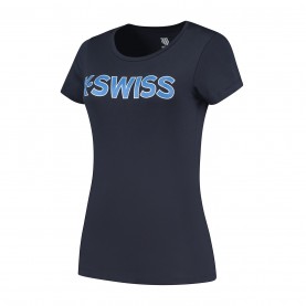 Дамска тениска K Swiss KS Essentials T-Shirt Womens - Navy дамска,тениска,тенис,в,училище,дамски,тениски,дамски,топове,дамски,облекла,за,тенис,дамско,тенис,облекло,бадминтон,бадминтон,облекла,облекла,за,хокей,падел