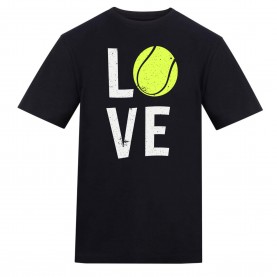 AWD Adults Printed Tennis Tee - Love мъжки,горнища,размер+,дамски,облекла,за,тенис,мъжко,облекло,за,тенис,тенис,облекла,падел,тенис,бадминтон,бадминтон,облекла,облекла,за,хокей,дамско,тенис,об
