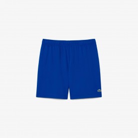 Къси панталони Lacoste Mens Tech Performance Tennis Shorts - Blue JQ0 къси,панталони,отново,на,училище,тенис,облекла,падел,тенис,бадминтон,скуош,lacoste,men,s,tech,performance,tennis,shorts,blue,jq0