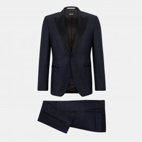 Boss Mens H Huge Tux Suit - Dark Blue мъжки,костюми,boss,men,s,h,huge,tux,suit,dark,blue