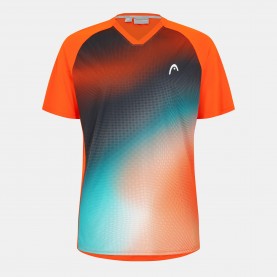Тениска HEAD Mens Topspin Short Sleeve Performance T-Shirt - Multi тениска,тенис,облекла,падел,тенис,бадминтон,head,men,s,topspin,short,sleeve,performance,t,shirt,multi