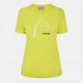 HEAD Club Lara T Ld99 - Yellow тенис,в,училище,дамски,тениски,дамски,топове,дамски,облекла,за,тенис,дамско,тенис,облекло,бадминтон,бадминтон,облекла,облекла,за,хокей,падел,тенис,продукти