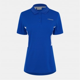 HEAD Club Polo Sht Ld99 - Blue тенис,в,училище,дамски,топове,дамски,горнища,размер+,дамски,блузи,с,яка,дамски,облекла,за,тенис,дамски,облекла,размер,дамско,тенис,облекло,бадминтон,бадмин