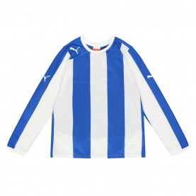 разпродажба,puma,детски,тениски,лека,атлетика,всички,фитнес,облекла,детски,облекла,puma,(5),striped,ls,shirt,juniors,blue