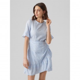 рокля,дамски,поли,и,рокли,vero,moda,henna,mini,dress,blue,bell,henna