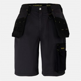 Мъжки къси панталони Dunlop On-Site Shorts Mens - Charcoal/Black мъжки,къси,панталони,работни,облекла,всички,работни,облекла,dunlop,on,site,shorts,mens,charcoal,black