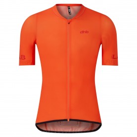 Мъжка блуза с къс ръкав dhb Aeron Lab Mens Short Sleeve UV Jersey - Orange мъжка,блуза,с,къс,ръкав,облекло,за,колоездене,dhb,aeron,lab,men,s,short,sleeve,uv,jersey,orange