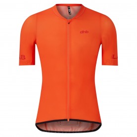 блуза,с,къс,ръкав,облекло,за,колоездене,dhb,aeron,lab,men's,short,sleeve,uv,jersey,orange