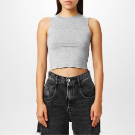 Потник JADED LONDON Back Bra Illusion Tank Top - Grey потник,дамски,топове,jaded,london,back,bra,illusion,tank,top,grey