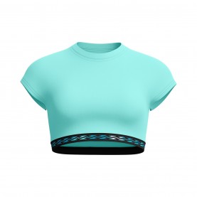 къса,блуза,дамски,топове,дамски,облекла,размер,speedo,solid,logo,elastic,crop,top,arctic,glass