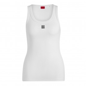 потник,дамски,топове,hugo,logo,tank,top,white