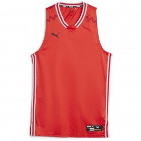 Фланелка Puma Mens Hoops Team Game Performance Basketball Jersey - Red фланелка,мъжки,тениски,мъжки,блузи,с,яка,мъжки,потници,puma,men,s,hoops,team,game,performance,basketball,jersey,red