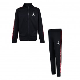 Юношески анцуг Air Jordan AJ Tape Tracksuit Juniors - Black/Red юношески,анцуг,детски,3/4,панталони,детски,екипи,air,jordan,aj,tape,tracksuit,juniors,black,red