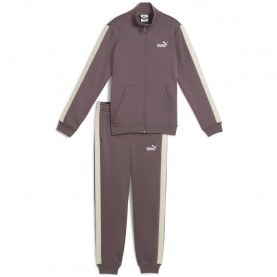 Детски анцуг Puma Unisex Kids Tape Full-Zip Fleece Tracksuit - Raisin детски,анцуг,детски,екипи,puma,unisex,kids,tape,full,zip,fleece,tracksuit,raisin