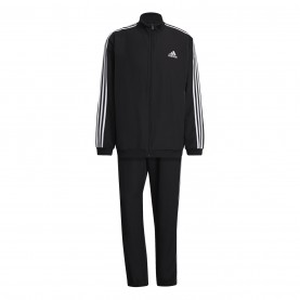 Мъжки анцуг Adidas AEROREADY Essentials Regular-Fit 3-Stripes Track Suit Mens - Black/White мъжки,анцуг,мъжки,екипи,adidas,aeroready,essentials,regular,fit,3,stripes,track,suit,mens,black,white