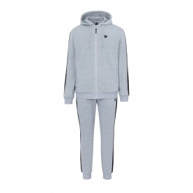 Мъжки анцуг Donnay Fleece Tracksuit Mens - Grey/Black мъжки,анцуг,мъжки,екипи,donnay,fleece,tracksuit,mens,grey,black