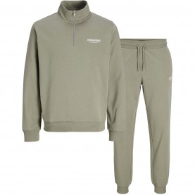 Комплект Jack and Jones Mason Qzip Set Sn62 - Vetiver комплект,мъжки,екипи,jack,and,jones,mason,qzip,set,sn62,vetiver