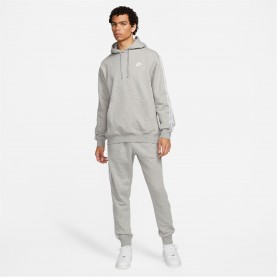 Мъжки анцуг Nike Club Fleece Mens Graphic Hooded Tracksuit - Dk Grey/White мъжки,анцуг,разпродажба,nike,мъжки,екипи,nike,club,fleece,mens,graphic,hooded,tracksuit,dk,grey,white