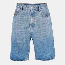 къси,панталони,мъжки,къси,панталони,billionaire,boys,club,knee,length,astro,denim,shorts,mid,wash,blue