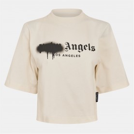 къса,блуза,дамски,топове,palm,angels,women's,spray,t,cropped,crop,top,wht,blk